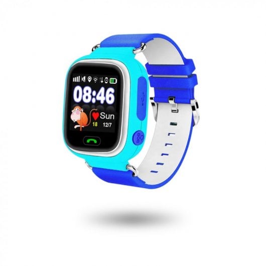 Unotec Watchuu Pulsera de Actividad Infantil con Localizador Azul