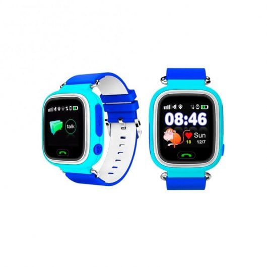 Unotec Watchuu Pulsera de Actividad Infantil con Localizador Azul