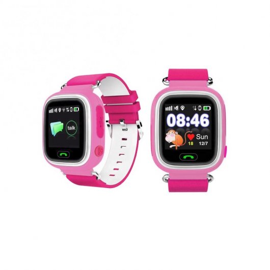 Unotec Watchuu Pulsera de Actividad Infantil con Localizador Rosa