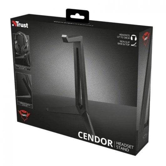 Support casque Trust GXT 260 Cendor universel design antidéformation noir