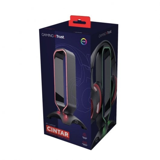 Trust GXT 265 Cintar Soporte para Auriculares RGB
