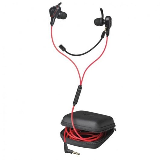 Trust TRU GXT 408 Auricolare Cablato In-ear Giocare Nero, Rosso