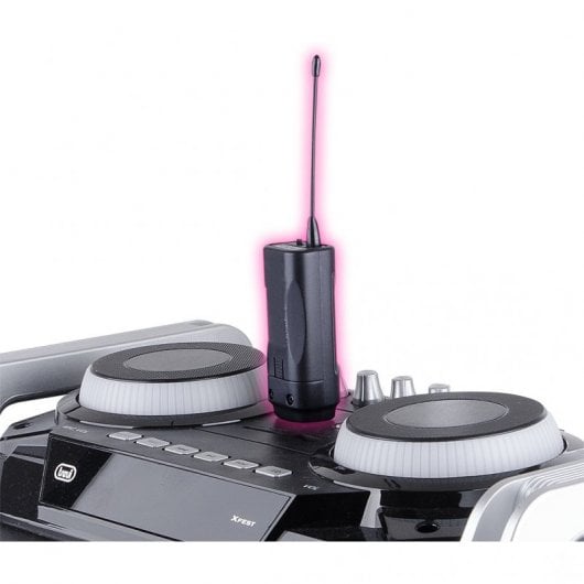 Trevi EM 408 R Microfono Inalámbrico de Diadema Negro