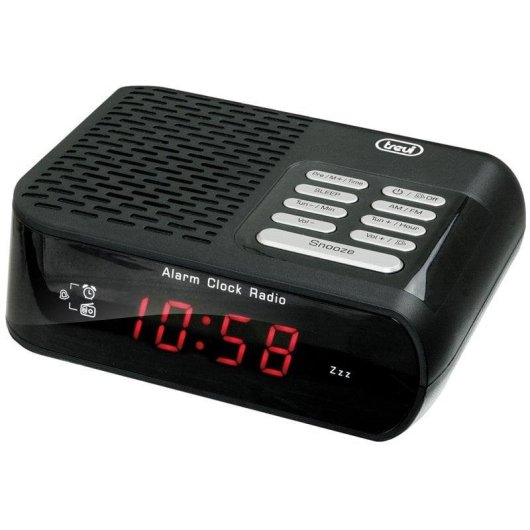 Wecker Radio Trevi RC 827 D Schwarz mit Digitaldisplay und Weckfunktion