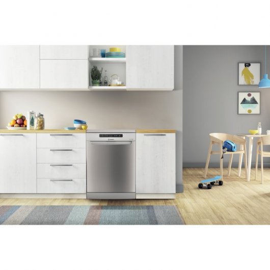 Indesit DFC 2C24 A X Lavavajillas Capacidad 14 Cubiertos E Acero Inoxidable