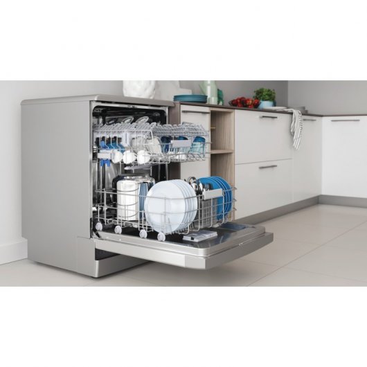 Indesit DFC 2C24 A X Lavavajillas Capacidad 14 Cubiertos E Acero Inoxidable
