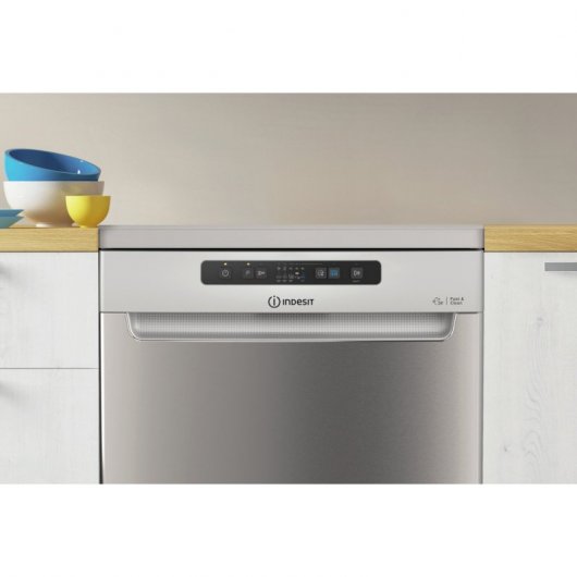Indesit DFC 2C24 A X Lavavajillas Capacidad 14 Cubiertos E Acero Inoxidable
