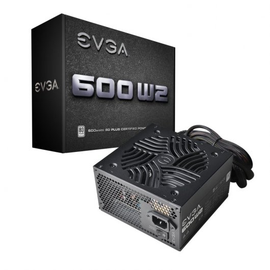 EVGA 600 W2 600W 800 Plus Bianco