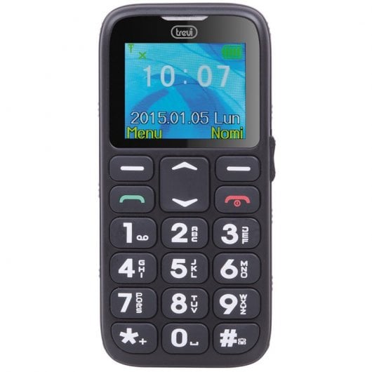 Trevi Sicuro 10 4,5 cm (1.77") Nero Telefono per anziani