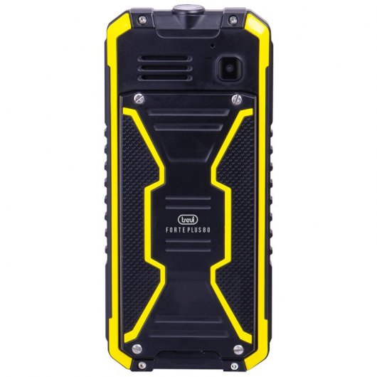 Trevi Forte Plus 80 Teléfono Ruggerizado Negro/Amarillo Libre