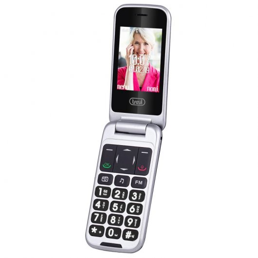 Trevi Flex Plus 100 3G Teléfono para Mayores Negro Libre