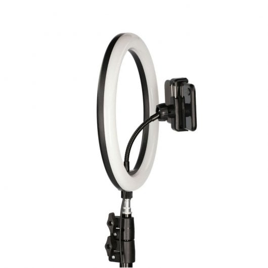 Ksix Kit Studio Live Max Anello LED con treppiede da pavimento 1,60 cm per smartphone