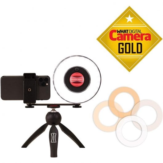 Rotolight VideoVlogging RL48 Kit de Anillos de Luz LED para Creadores de Contenido