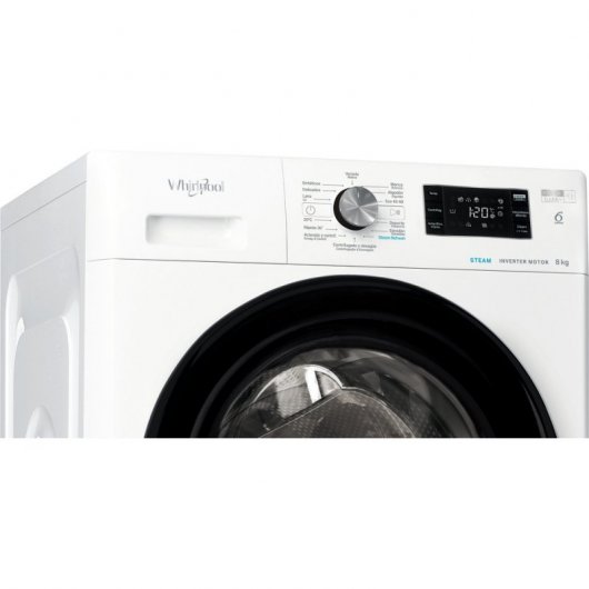 Whirlpool FFB 8448 BV SP Lavadora de Carga Frontal 8Kg C Blanco