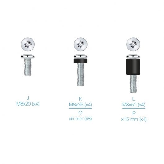 TooQ Kit de Parafusos para Montagem Universal de Telas
