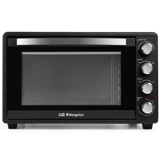 Mini Forno Orbegozo HO 455 Limpeza Manual 45L 2000W Temporizador Preto