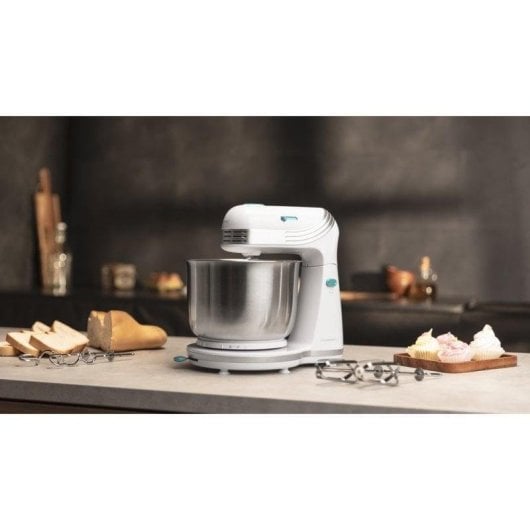 Batedeira Cecotec Cecomixer Easy White 250W 3L 6 velocidades Inox