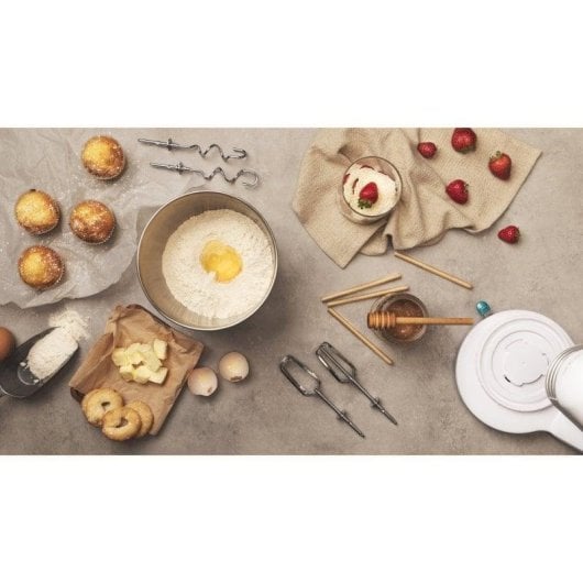 Batedeira Cecotec Cecomixer Easy White 250W 3L 6 velocidades Inox