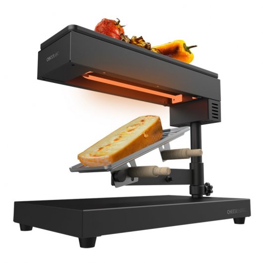 Cecotec Cheese&Grill 6000 Raclette Nera con Griglia 600W