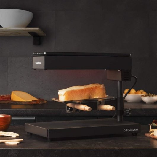 Cecotec Cheese&Grill 6000 Raclette Nera con Griglia 600W