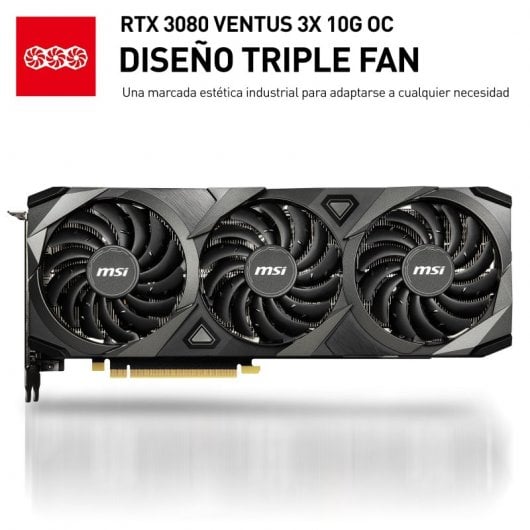 MSI GeForce RTX 3080 VENTUS 3X OC 10GB GDDR6X
