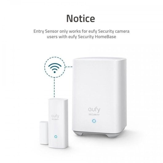 Capteur de Portes et Fenêtres Eufy Entry Sensor Sans Fil Sirène 100 dB Autonomie 2 Ans