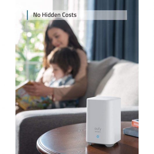 Eufy Video Doorbell 2K avec AI Noir + Home base 2