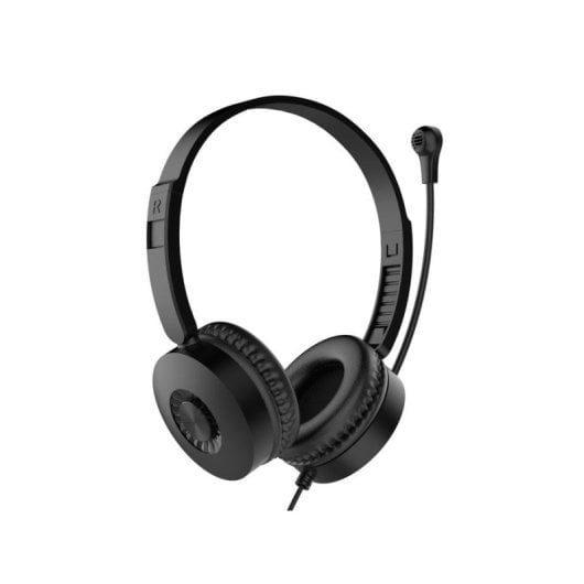 Casque Equip 245301 filaire USB-A pour appels et musique avec micro noir