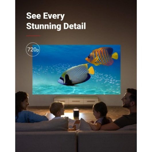 Projecteur Anker Mars 2 Pro 720p 500 Lumens 150" LED DLP Smart TV Portable