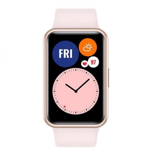 Huawei Watch Fit Active GPS 1.64" AMOLED Rosa Sakura Resistenza Acqua 5ATM SpO2 Cardiofrequenzimetro