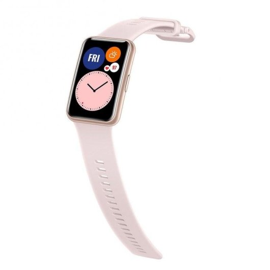 Huawei Watch Fit Active GPS 1.64" AMOLED Rosa Sakura Resistenza Acqua 5ATM SpO2 Cardiofrequenzimetro