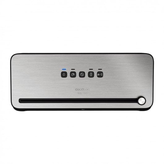 Seladora de Vácuo Cecotec SealVac 140 SteelCut Inox 140W Corte e Modo Húmido/Seco