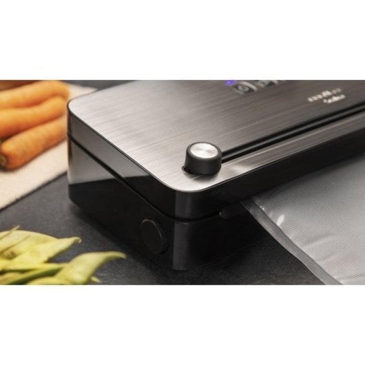 Seladora de Vácuo Cecotec SealVac 140 SteelCut Inox 140W Corte e Modo Húmido/Seco