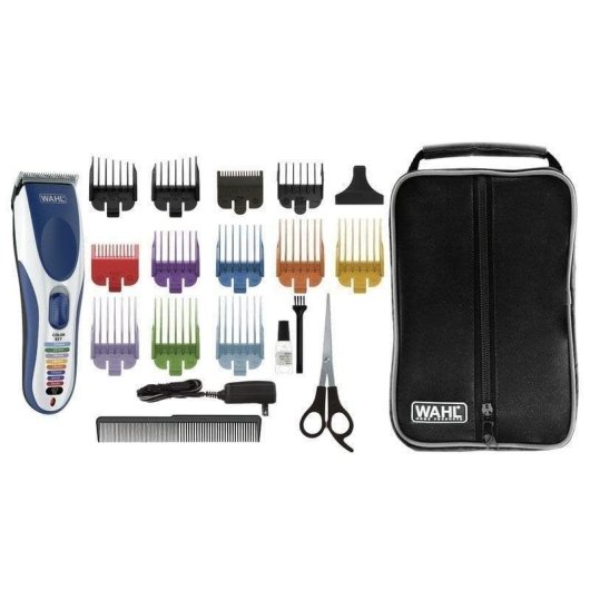 Profi Haarschneider Wahl Color Pro Cordless Kabellos 60min 9 Stufen 10 Aufsätze Einfache Reinigung