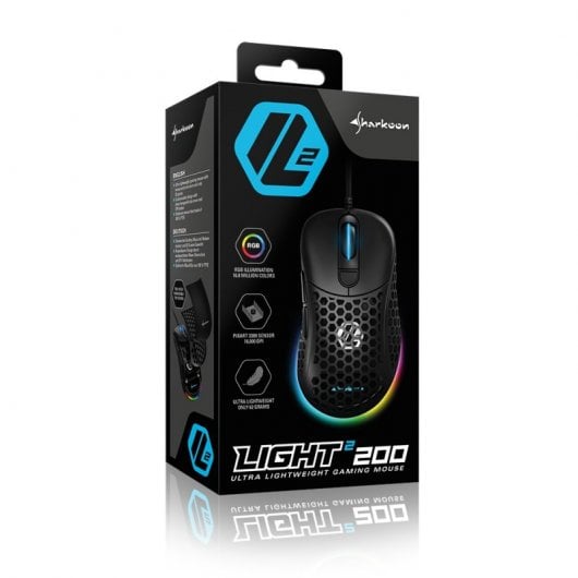 Sharkoon Light² 200 mouse Mano destra USB tipo A Ottico 16000 DPI