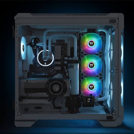 Thermaltake Pure Duo 14 ARGB Sync Radiator Fan 140mm Blanco
