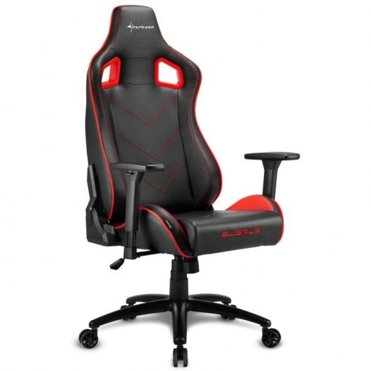 Sharkoon Elbrus 2 Cadeira Gaming Preta/Vermelha