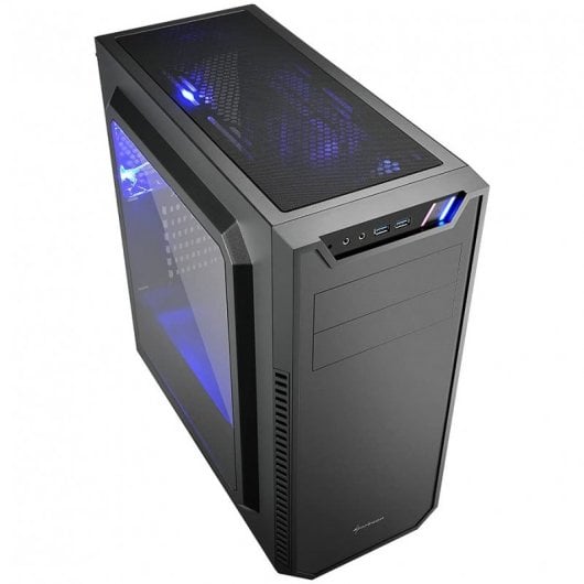 Sharkoon VS7 Window Tempered Glass USB 3.1 Schwarz
