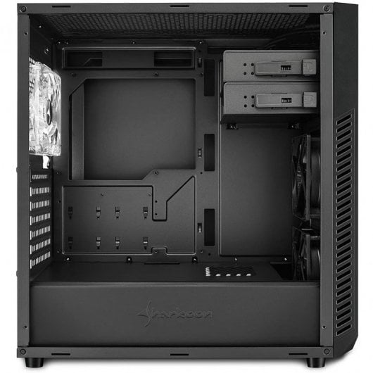 Sharkoon VS7 Window Tempered Glass USB 3.1 Schwarz