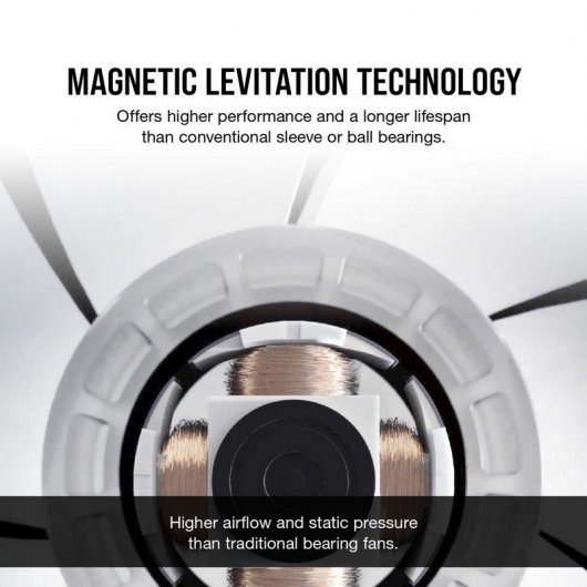 Corsair ML120 120mm PWM Premium Magnetic Levitation Fan Single Pack
