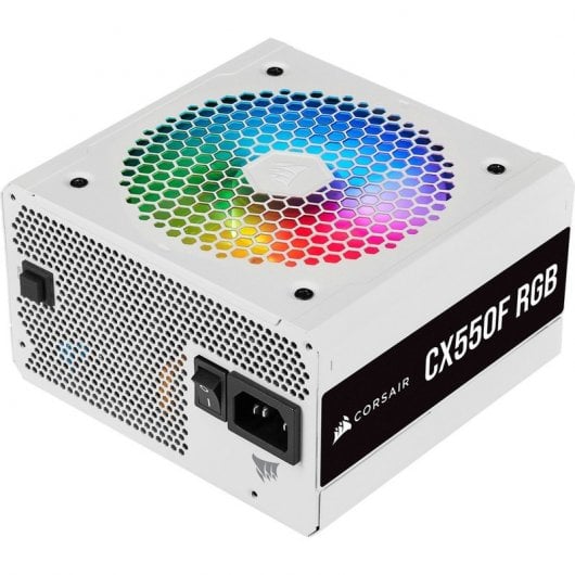 Corsair CX Series CX550F RGB White 550W 80 Plus Bronze Modular