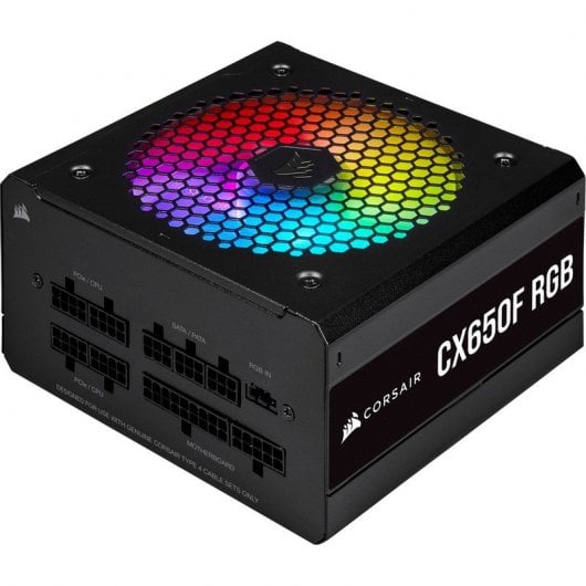 Corsair CX Series CX650F RGB 650W 80 Plus Bronze Modular