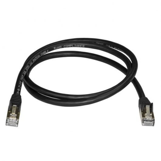 StarTech.com Cavo di Rete Ethernet Cat6a - Cavo Schermato STP da 1m - Nero