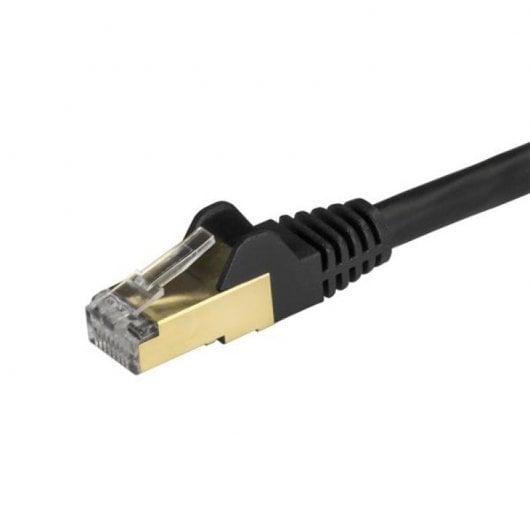 StarTech.com Cavo di Rete Ethernet Cat6a - Cavo Schermato STP da 1m - Nero