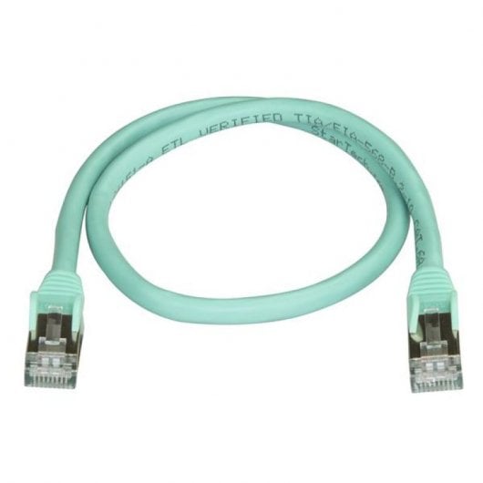 StarTech Cabo de Rede STP Snagless Cat 6A 0.5m Aguamarina