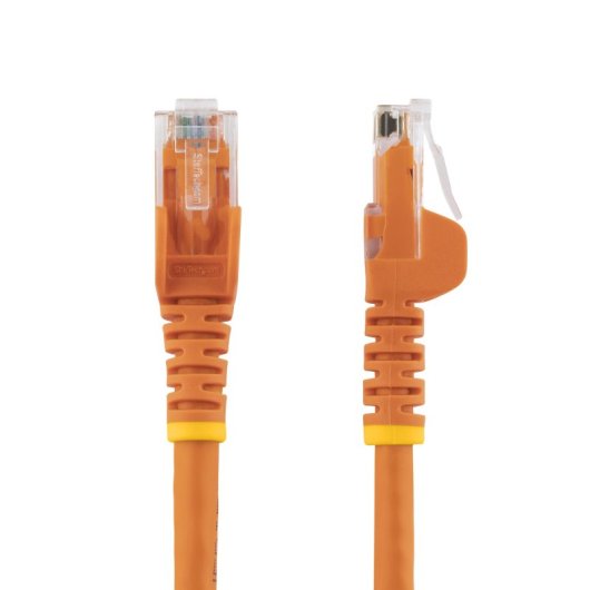 StarTech.com Cavo patch CAT6 1,5 m - Filo di rame al 100% - Connettore antistrappo - Arancione