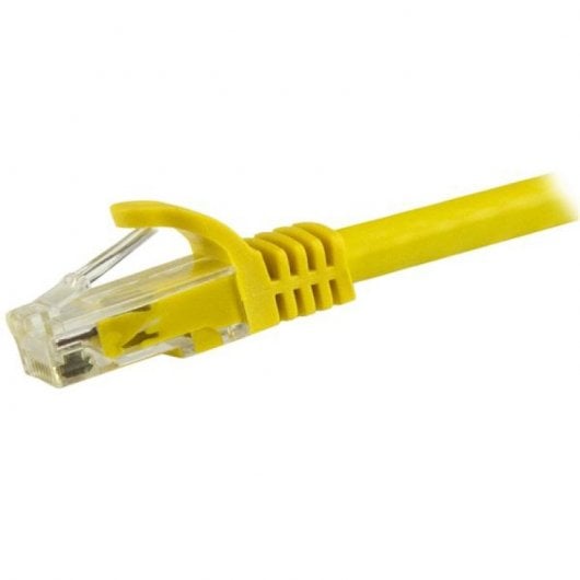 StarTech.com Cavo patch CAT6 da 7,5 m - Filo di rame al 100% - Connettore antistrappo - Giallo