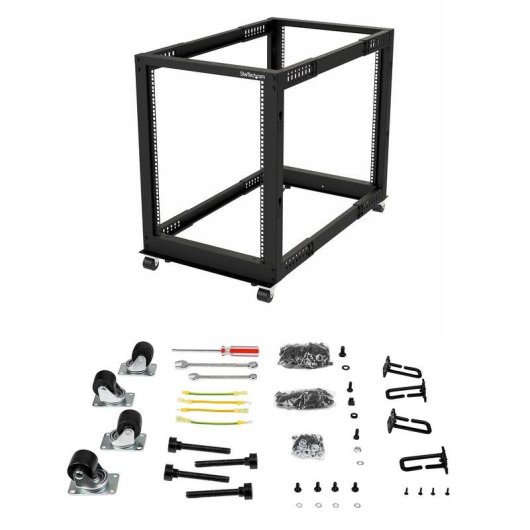 Rack Server 15U StarTech 4 Colonne Profondità Regolabile Nero