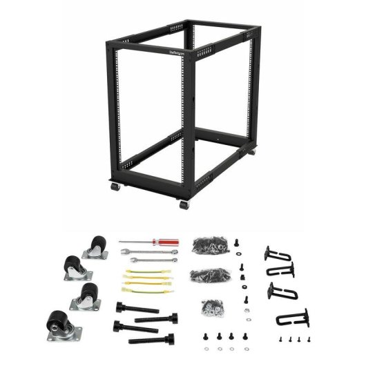 StarTech.com Rack serveur réglable à cadre ouvert 18U - 4 montants - 55,9 cm à 101,5 cm