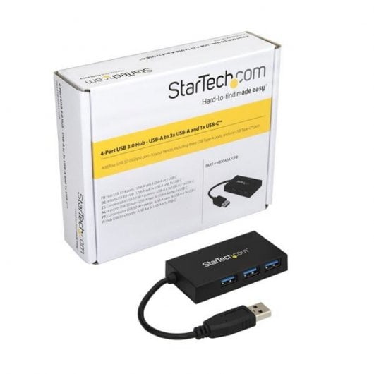 StarTech Concentrador 4x Portas USB 3.0 Preto